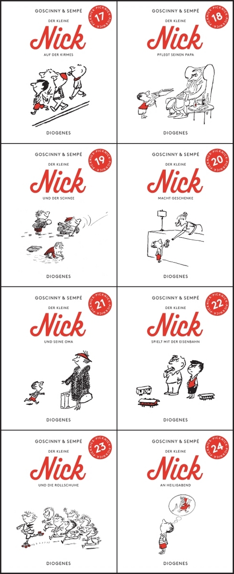 PickNick 3 Set (8 x 1 Exemplar) - Ren&eacute; Goscinny, Jean-Jacques Semp&eacute;