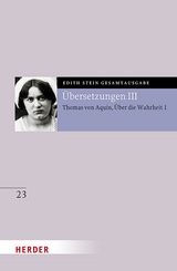 Übersetzungen III - Edith Stein