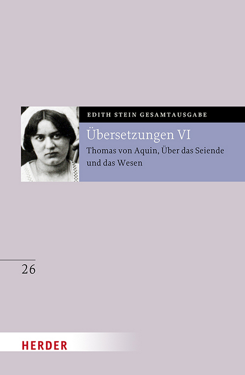 Übersetzungen VI - Edith Stein