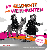 Die Geschichte von Weihnachten Kontrastbuch (Pappbilderbuch) - Annette Langen