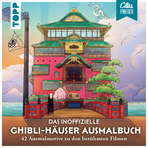 Das inoffizielle Ghibli-Häuser Ausmalbuch -  citas.paintbox