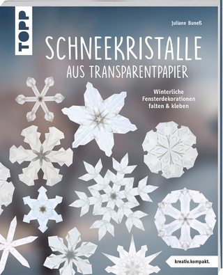 Schneekristalle aus Transparentpapier