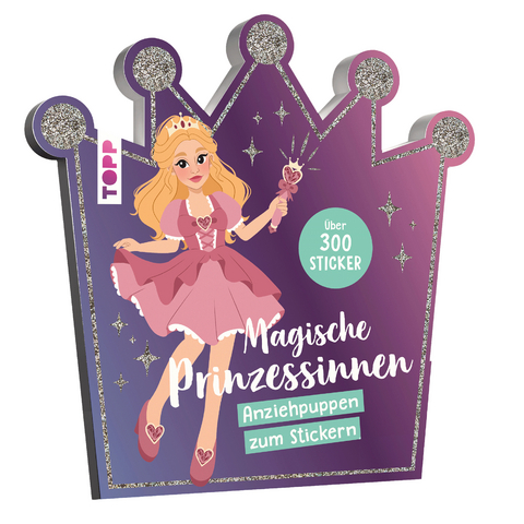 Stickerbuch: Anziehpuppen zum Stickern. Magische Prinzessinnen - Mai Linh Nguyen