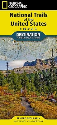National Trails of the United States Map -  National Geographic Maps