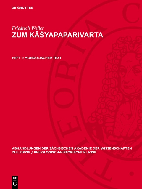 Mongolischer Text - Friedrich Weller