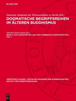 Das Saṅgītisūtra und sein Kommentar Saṅgītiparyāya, Teil 1