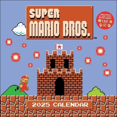 CAL 25 SUPER MARIO BROS 8 BIT RETRO -  Wall