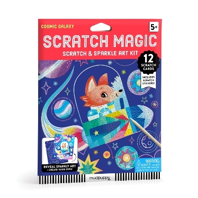 Cosmic Galaxy Scratch & Sparkle Art Activity Kit -  MUDPUPPY