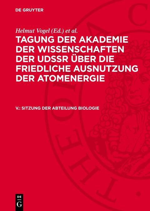 Sitzung der Abteilung Biologie
