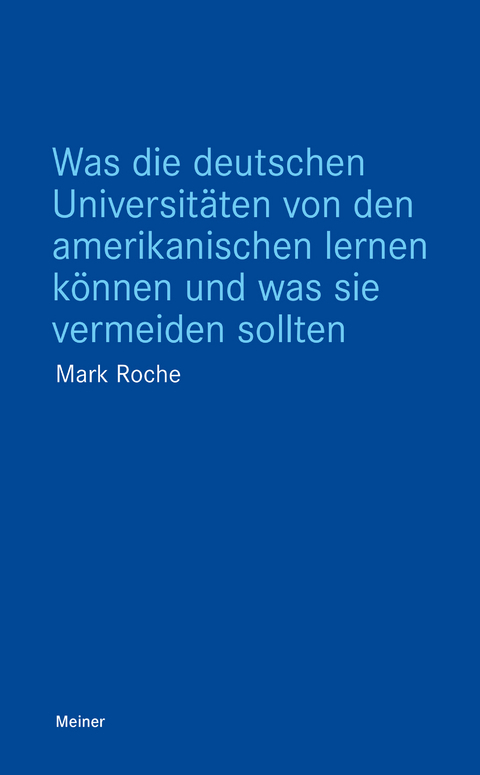 Was die deutschen Universit&auml;ten von den amerikanischen lernen k&ouml;nnen und was sie vermeiden sollten - Mark Roche