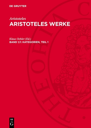 Kategorien, Teil 1