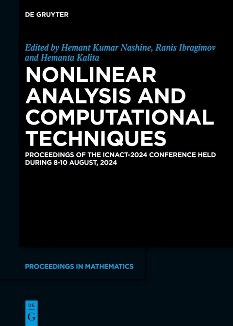 Nonlinear Analysis and Computational Techniques - 
