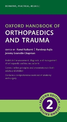 Oxford Handbook of Trauma and Orthopaedics