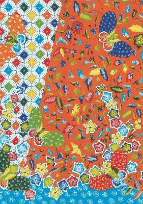 Journal Modern Batik Kawung Butterflies, Lined Paperback - 