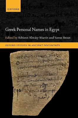 Greek Personal Names in Egypt - 