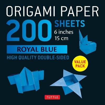 Origami Paper 200 sheets Royal Blue 6" - 