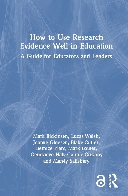 How to Use Research Evidence Well in Education
