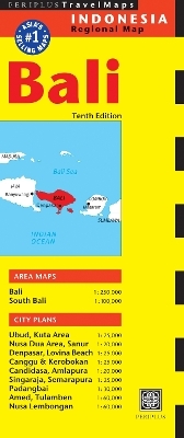 Bali Travel Map Tenth Edition - 