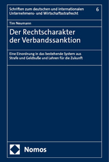 Der Rechtscharakter der Verbandssanktion - Tim Neumann