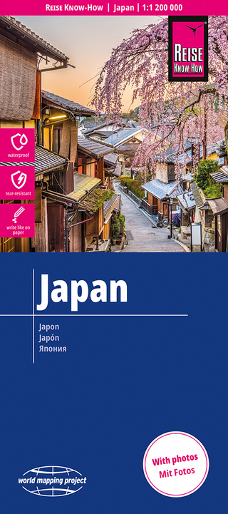 Reise Know-How Landkarte Japan (1:1.200.000)