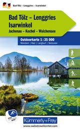 Kümmerly+Frey Outdoorkarte Deutschland 4 Bad Tölz, Lenggries, Isarwinkel 1:35.000