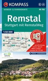 KOMPASS Wanderkarte 785 Remstal, Stuttgart, mit RemstalWeg 1:50.000