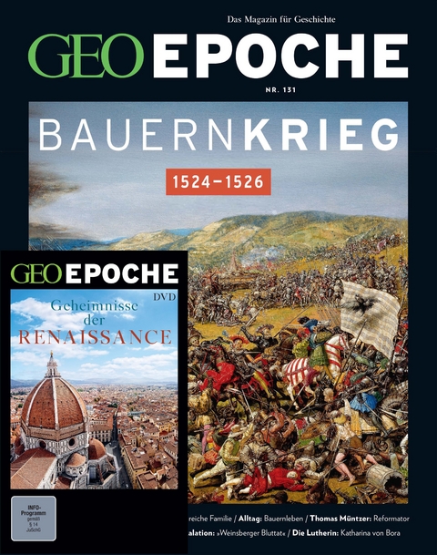 GEO Epoche (mit DVD) / GEO Epoche mit DVD 131/2025 - Der Bauernkrieg - J&uuml;rgen Schaefer, Katharina Schmitz