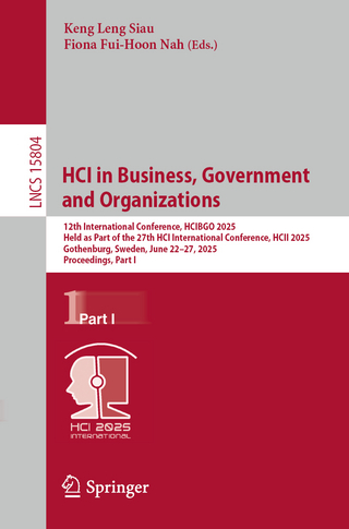 HCI in Business, Government and Organizations
