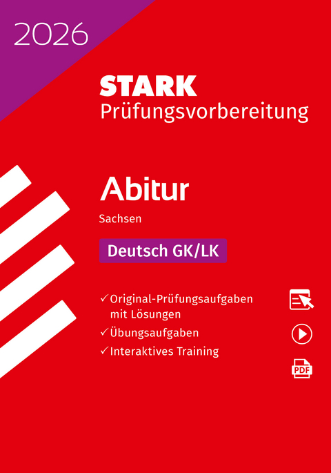 STARK Deutsch GK/LK - Abitur 2026 Sachsen - Pr&uuml;fungsvorbereitung