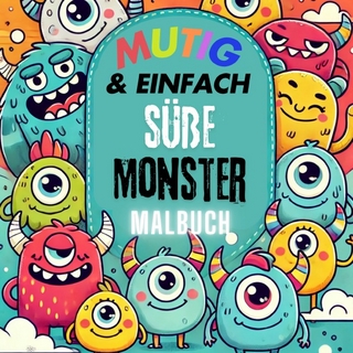 Niedliche Monster Malbuch