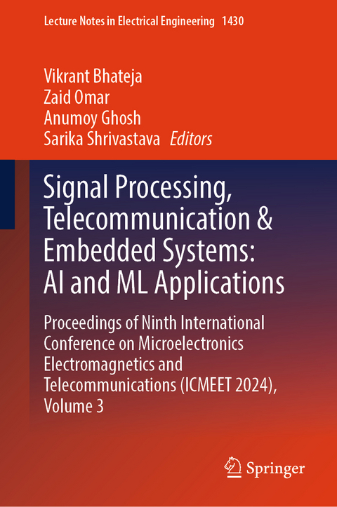 Signal Processing, Telecommunication & Embedded Systems: AI and ML Applications - 