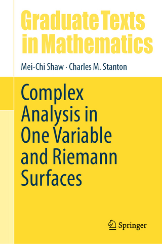 Complex Analysis in One Variable and Riemann Surfaces