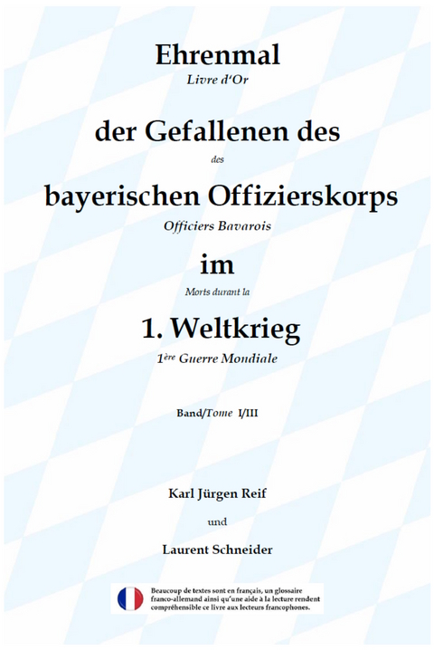 Ehrenmal der Gefallenen des bayerischen Offizierskorps im 1. Weltkrieg - Karl J&uuml;rgen Reif