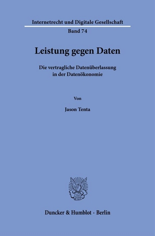 Leistung gegen Daten