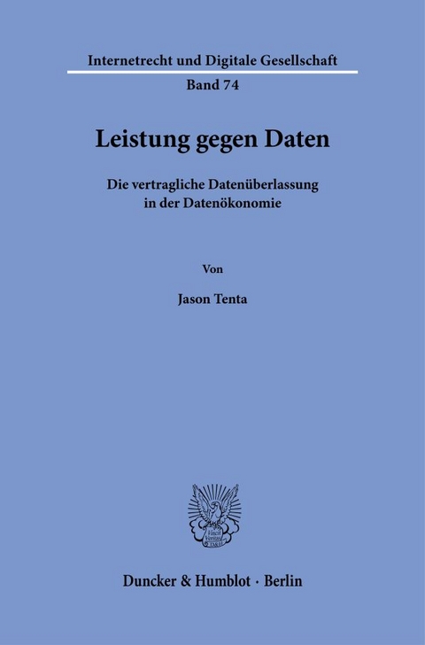 Leistung gegen Daten - Jason Tenta