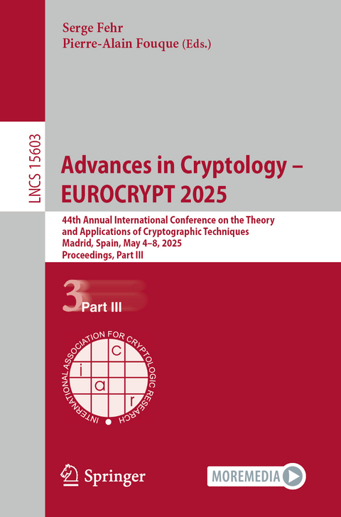 Advances in Cryptology – EUROCRYPT 2025 - 