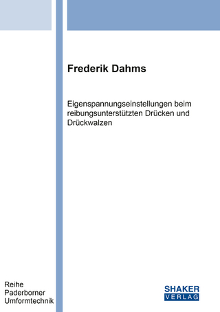Eigenspannungseinstellungen beim reibungsunterstützten Drücken und Drückwalzen