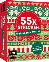 55 x stricken - Weihnachts-Motive: Deine Strickmustersammlung als Kartenset - 