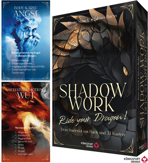 Shadow Work - Ride your Dragon! Dein Starterkit mit Buch und 33 Karten - Beate Staack, Silvan Buess