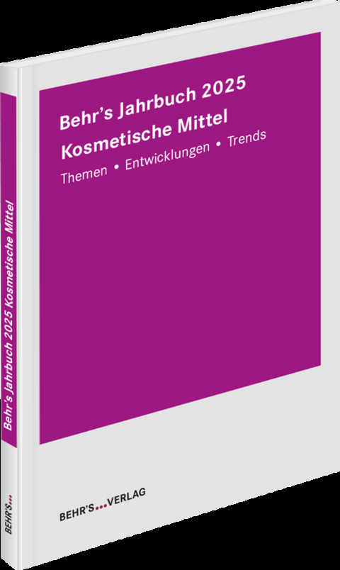 Behr's Jahrbuch Kosmetische Mittel 2025
