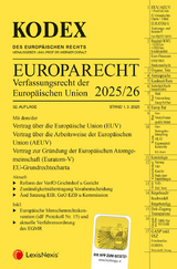 KODEX EU-Verfassungsrecht (Europarecht) 2025/26 - inkl. App - Doralt, Werner