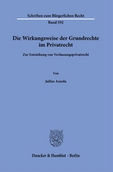 Die Wirkungsweise der Grundrechte im Privatrecht - Julius Azzola