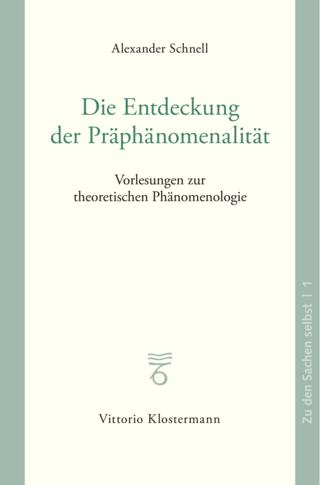 Die Entdeckung der Präphänomenalität