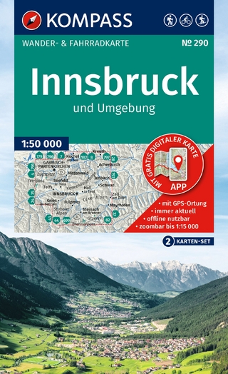KOMPASS Wanderkarten-Set 290 Innsbruck und Umgebung (2 Karten) 1:50.000