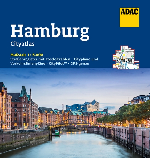 ADAC Cityatlas Hamburg 1:15.000