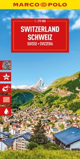 MARCO POLO Reisekarte Schweiz 1:275.000 - 