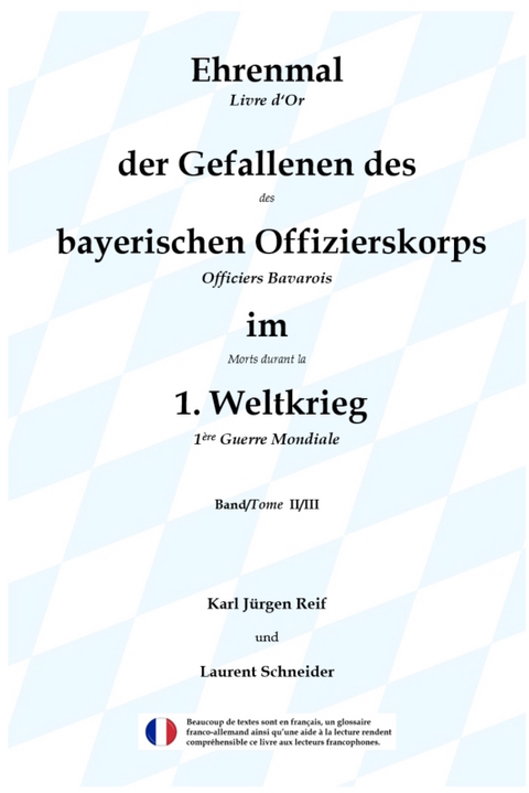 Ehrenmal der Gefallenen des bayerischen Offizierskorps im 1. Weltkrieg - Karl J&uuml;rgen Reif