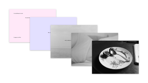 Postkarten-Set: Tagebuch einer Trennung - Lina Scheynius