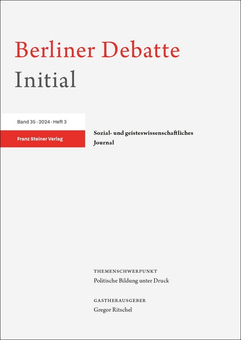 Berliner Debatte Initial 35 (2024) 3