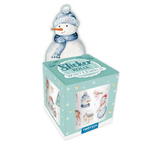 TR&Ouml;TSCH - Stickerrolle Winterwald | Ab 3 Jahren - 